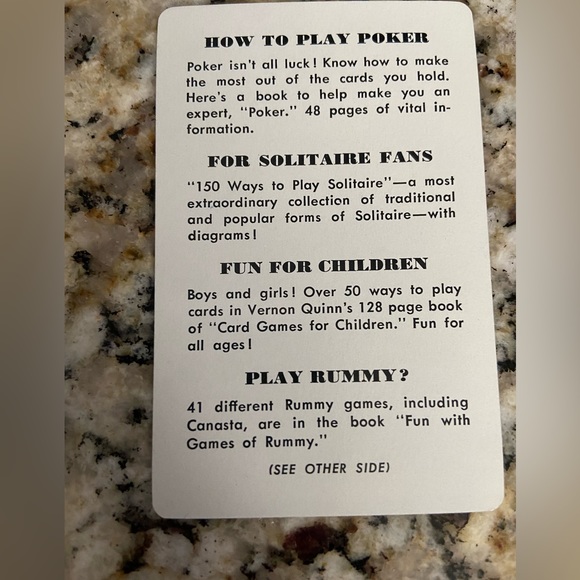 Congress set of 3, Cel-U-Tone playing cards from the 1950’s - Picture 7 of 8